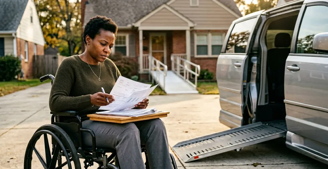 Conducteur au volant contemplant son avenir financier suite à un accident de voiture