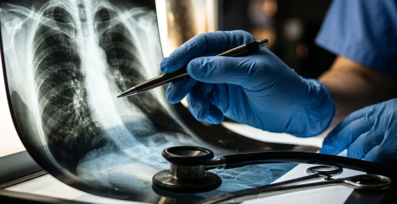 Médecin expert examinant des radiographies dans un cabinet médical